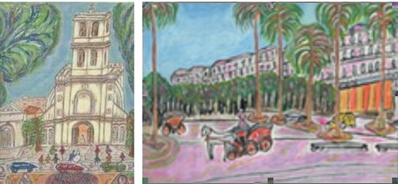 Peinture Mme Colette Levy